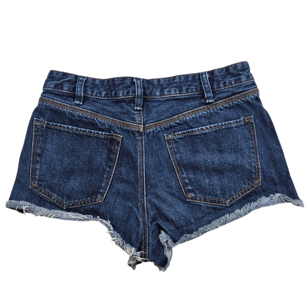 Free People Shorts Womens Size 30 Cut Off Jean Booty Shorts Denim Button Fly - Picture 2 of 12